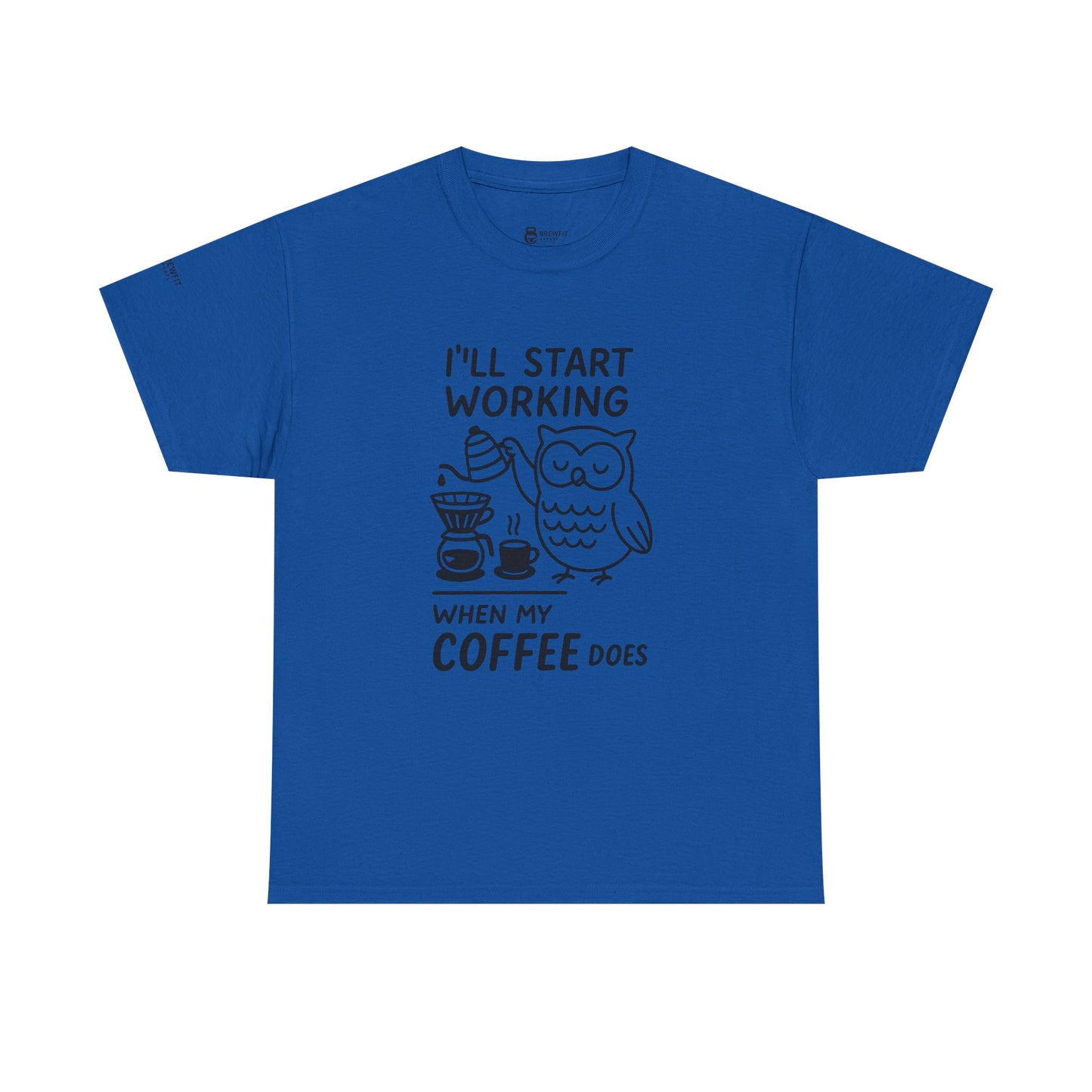 Coffee-Themed Unisex Heavy Cotton Tee, Perfect Gift for Coffee Lovers, Funny Graphic Tee, Casual Wear, Home Office Apparel