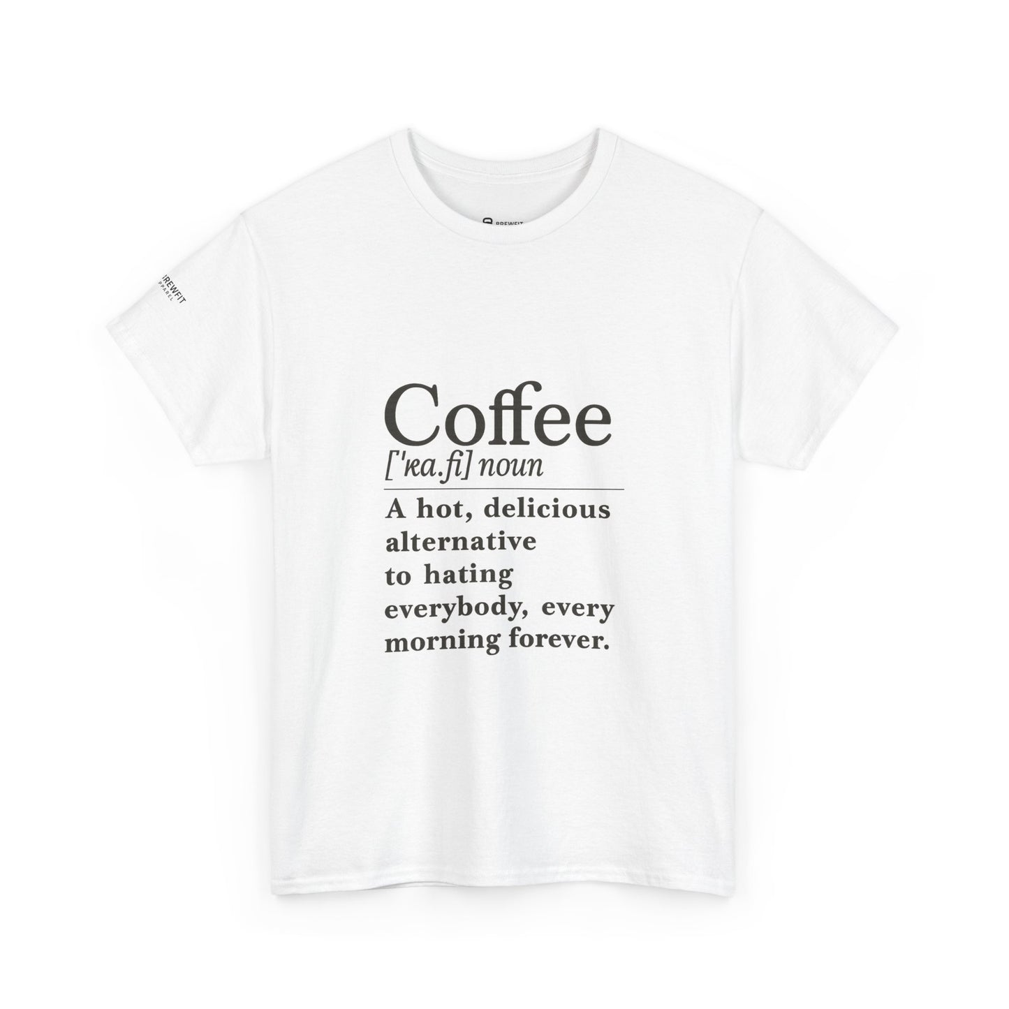 Coffee-Themed Unisex Heavy Cotton Tee - Perfect Gift for Coffee Lovers, Funny Tee, Casual Wear, Great for Birthdays, Office, or Holidays