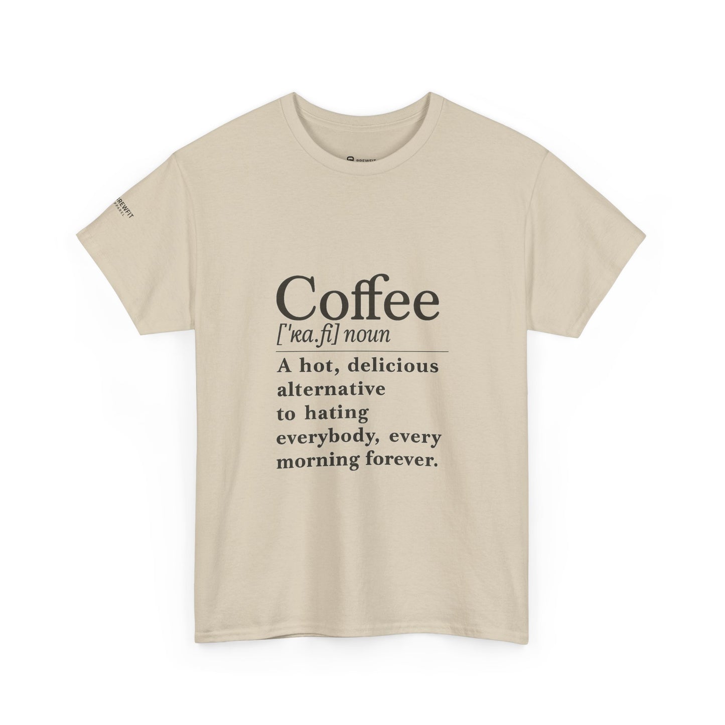 Coffee-Themed Unisex Heavy Cotton Tee - Perfect Gift for Coffee Lovers, Funny Tee, Casual Wear, Great for Birthdays, Office, or Holidays