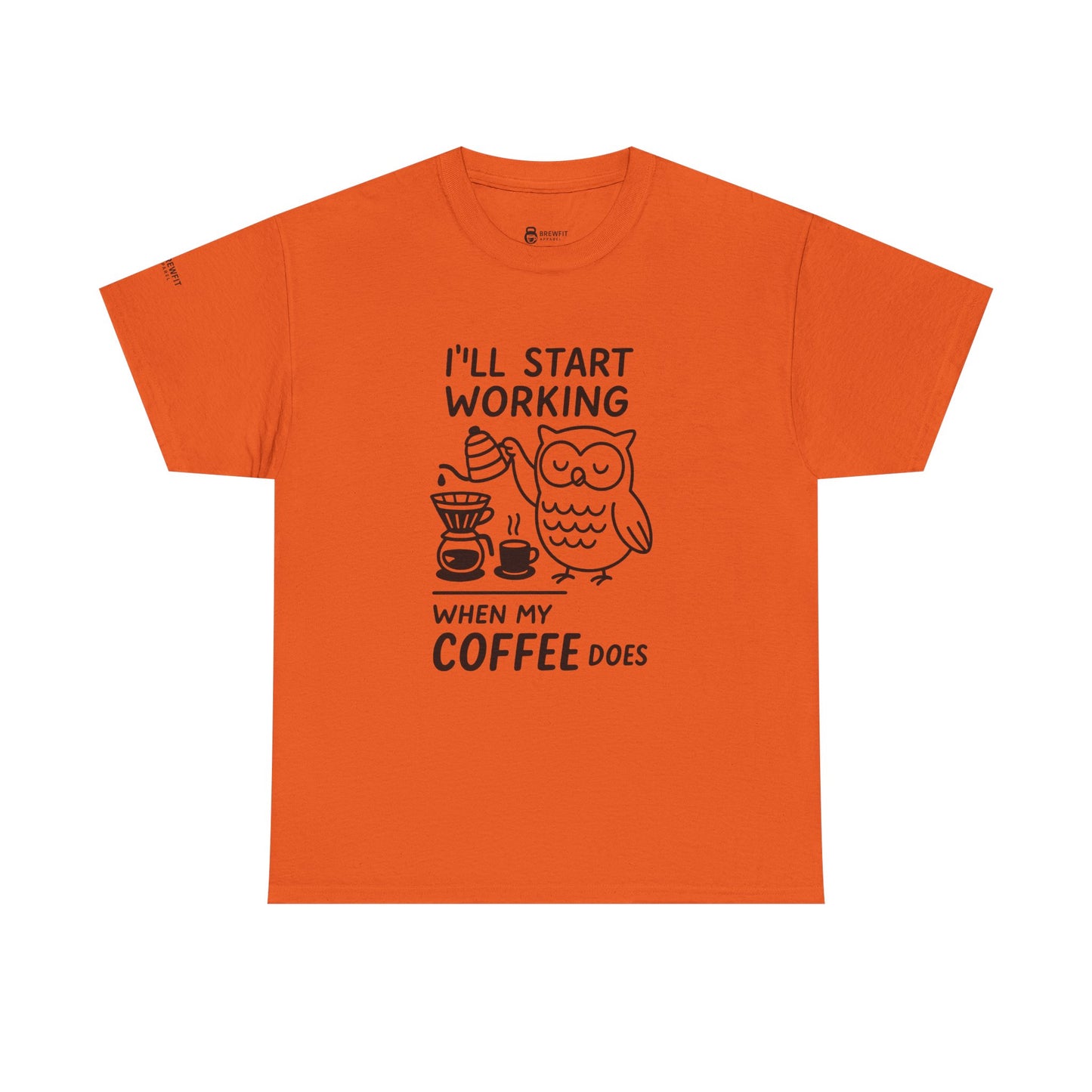 Coffee-Themed Unisex Heavy Cotton Tee, Perfect Gift for Coffee Lovers, Funny Graphic Tee, Casual Wear, Home Office Apparel