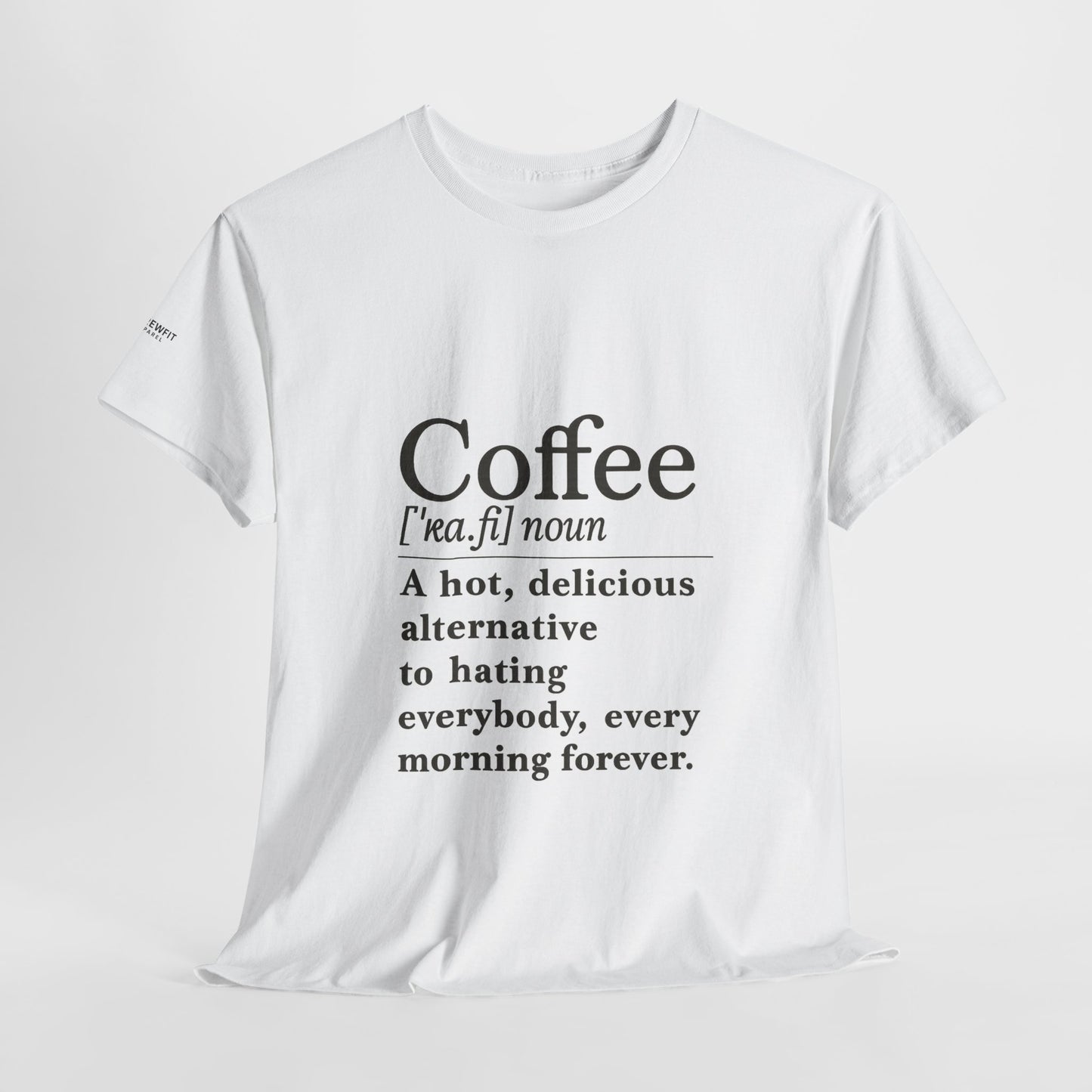 Coffee-Themed Unisex Heavy Cotton Tee - Perfect Gift for Coffee Lovers, Funny Tee, Casual Wear, Great for Birthdays, Office, or Holidays