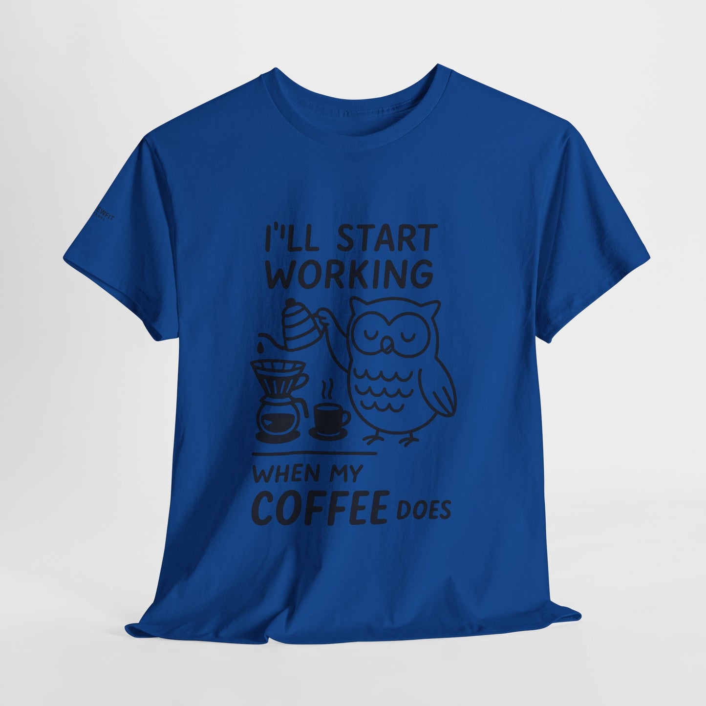 Coffee-Themed Unisex Heavy Cotton Tee, Perfect Gift for Coffee Lovers, Funny Graphic Tee, Casual Wear, Home Office Apparel