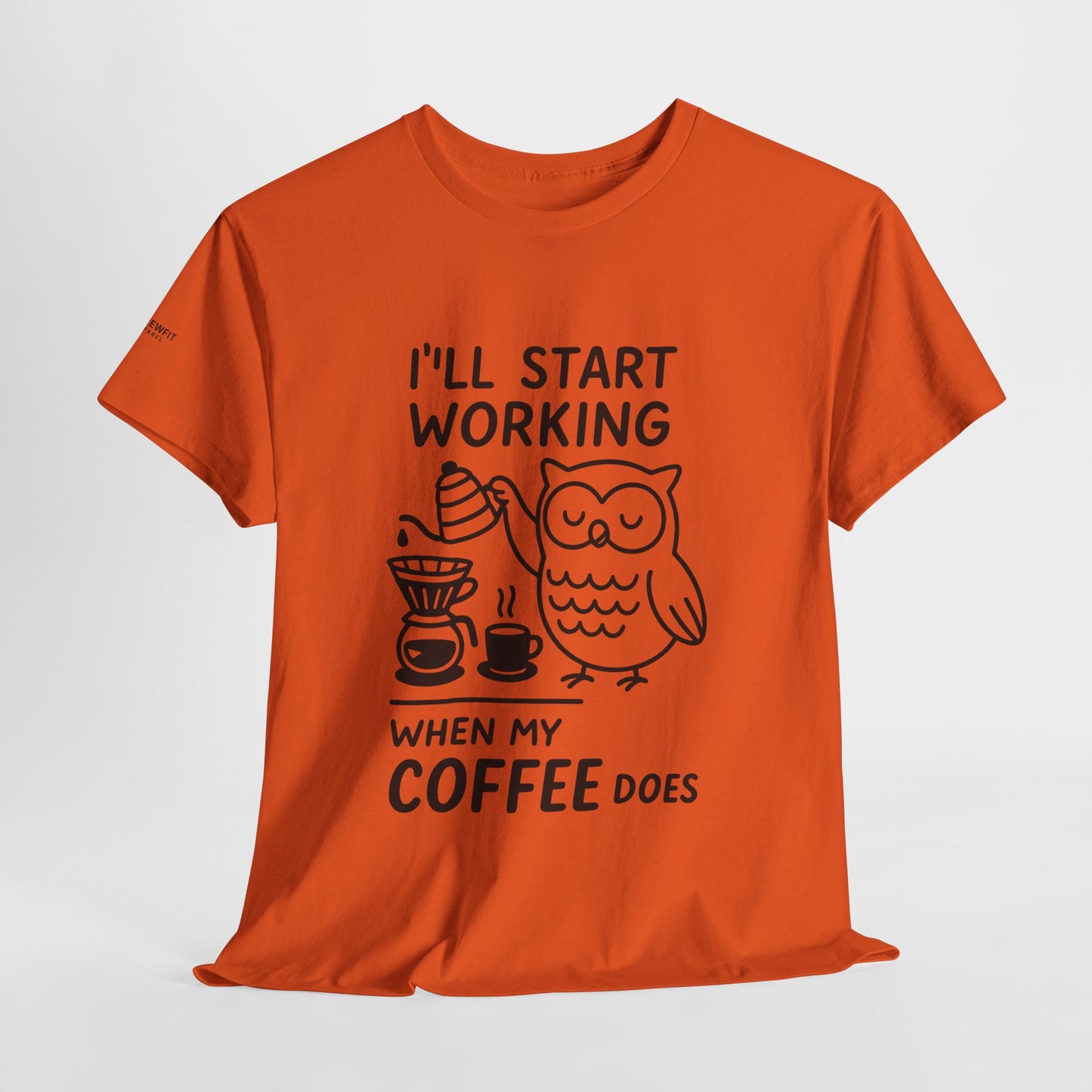 Coffee-Themed Unisex Heavy Cotton Tee, Perfect Gift for Coffee Lovers, Funny Graphic Tee, Casual Wear, Home Office Apparel