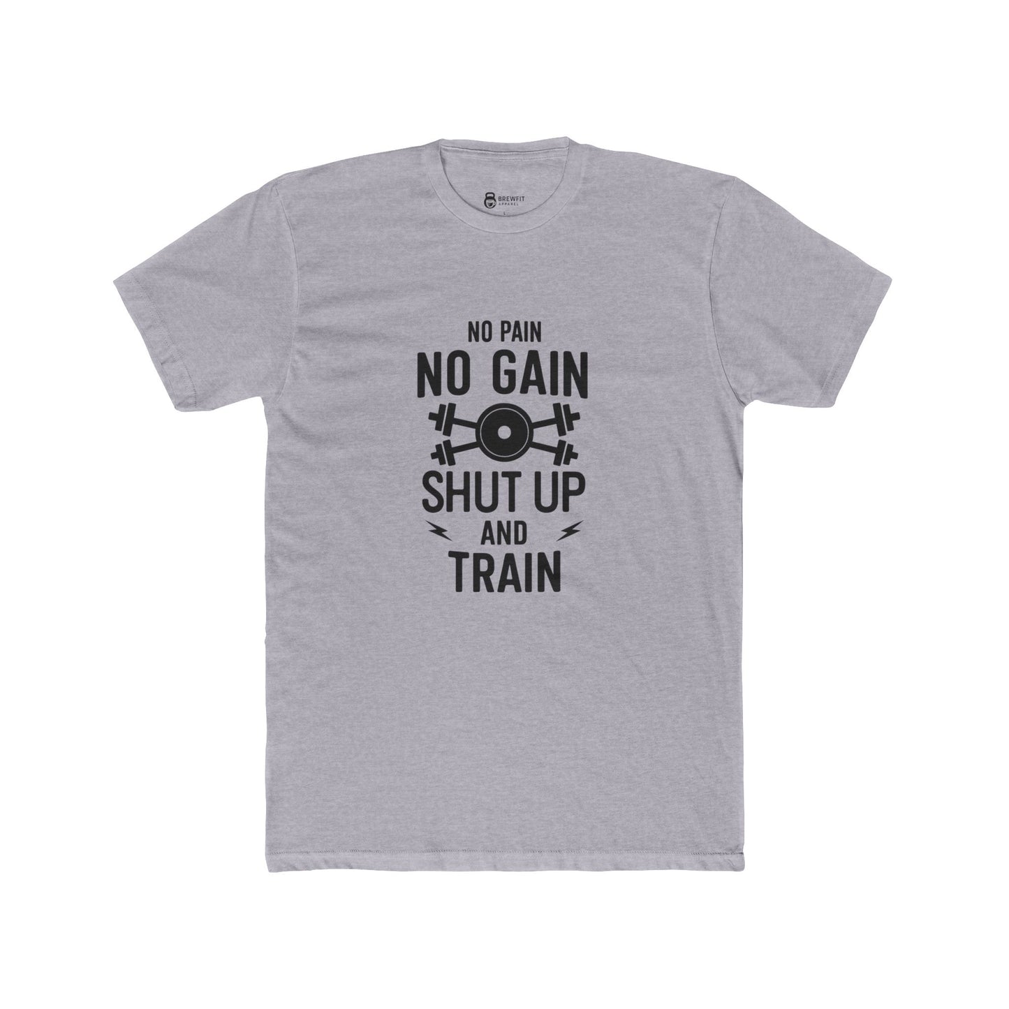 No Pain No Gain Unisex Crew Tee - Motivational Fitness Shirt, Workout Gift, Athletic Apparel, Gym Tee, Exercise Top