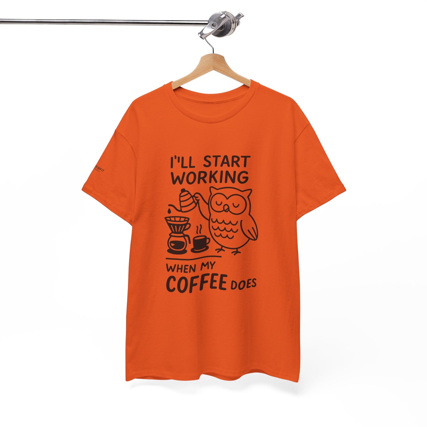 Coffee-Themed Unisex Heavy Cotton Tee, Perfect Gift for Coffee Lovers, Funny Graphic Tee, Casual Wear, Home Office Apparel