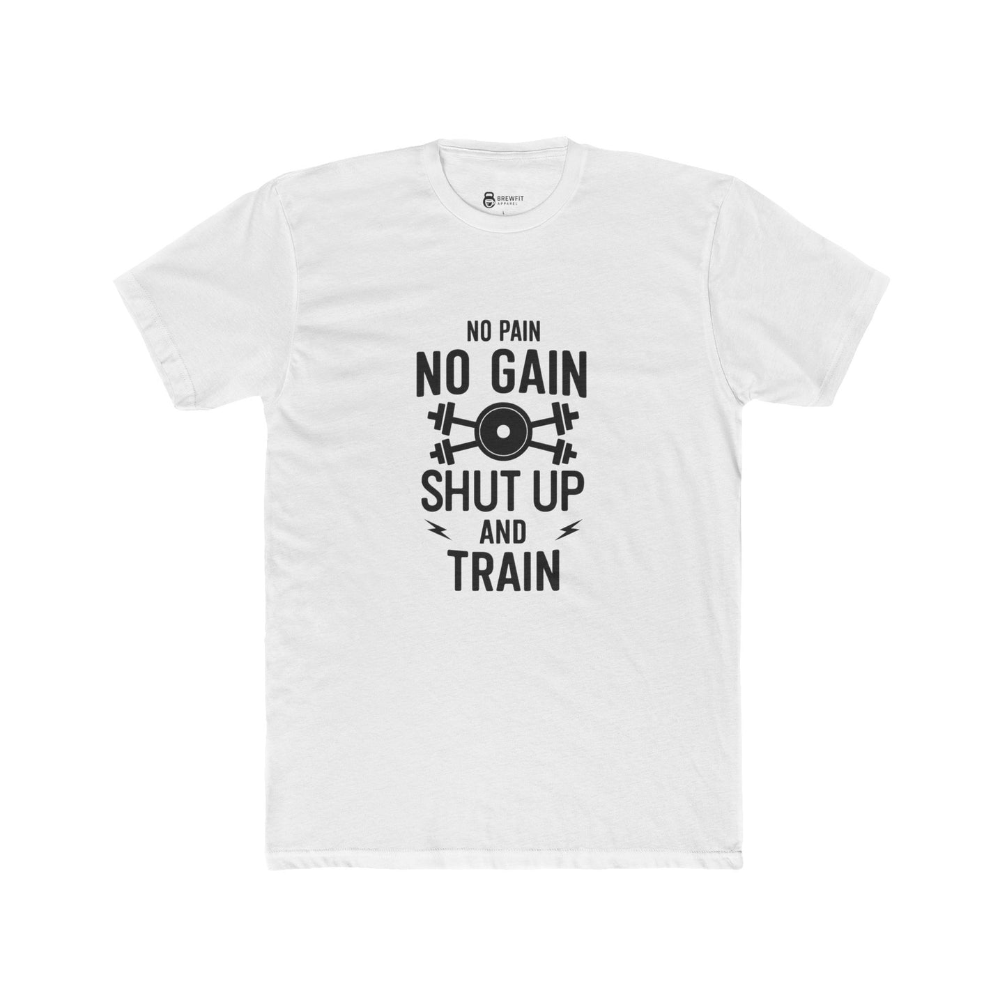 No Pain No Gain Unisex Crew Tee - Motivational Fitness Shirt, Workout Gift, Athletic Apparel, Gym Tee, Exercise Top