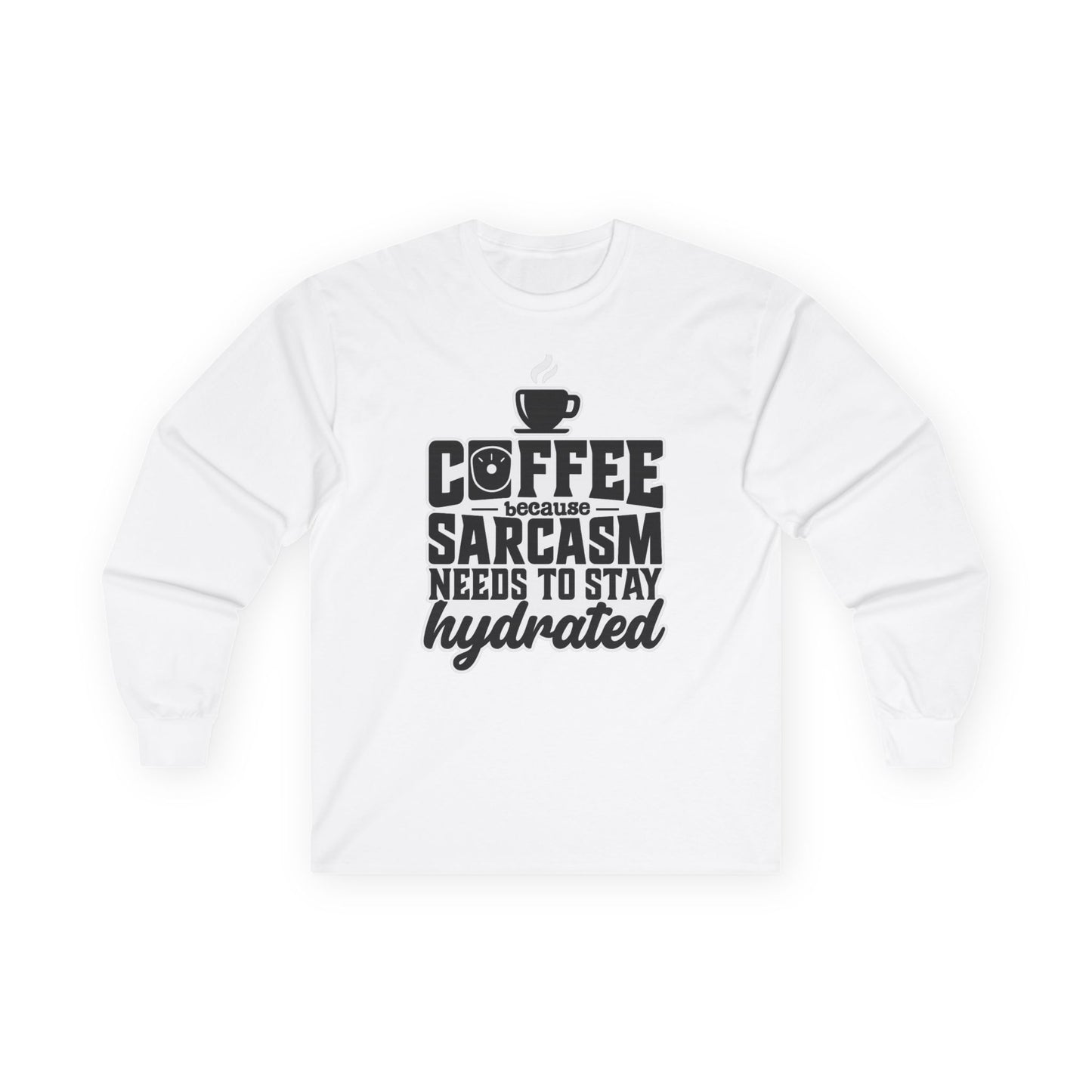 Coffee Sarcasm Long Sleeve Tee, Unisex Casual Shirt, Funny Gift for Coffee Lovers, Humor Apparel, Perfect for Birthdays, Coffee Day, [...]