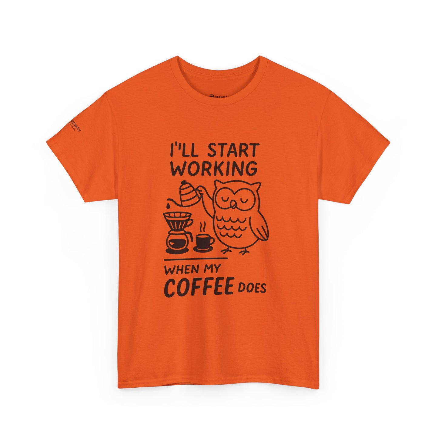 Coffee-Themed Unisex Heavy Cotton Tee, Perfect Gift for Coffee Lovers, Funny Graphic Tee, Casual Wear, Home Office Apparel