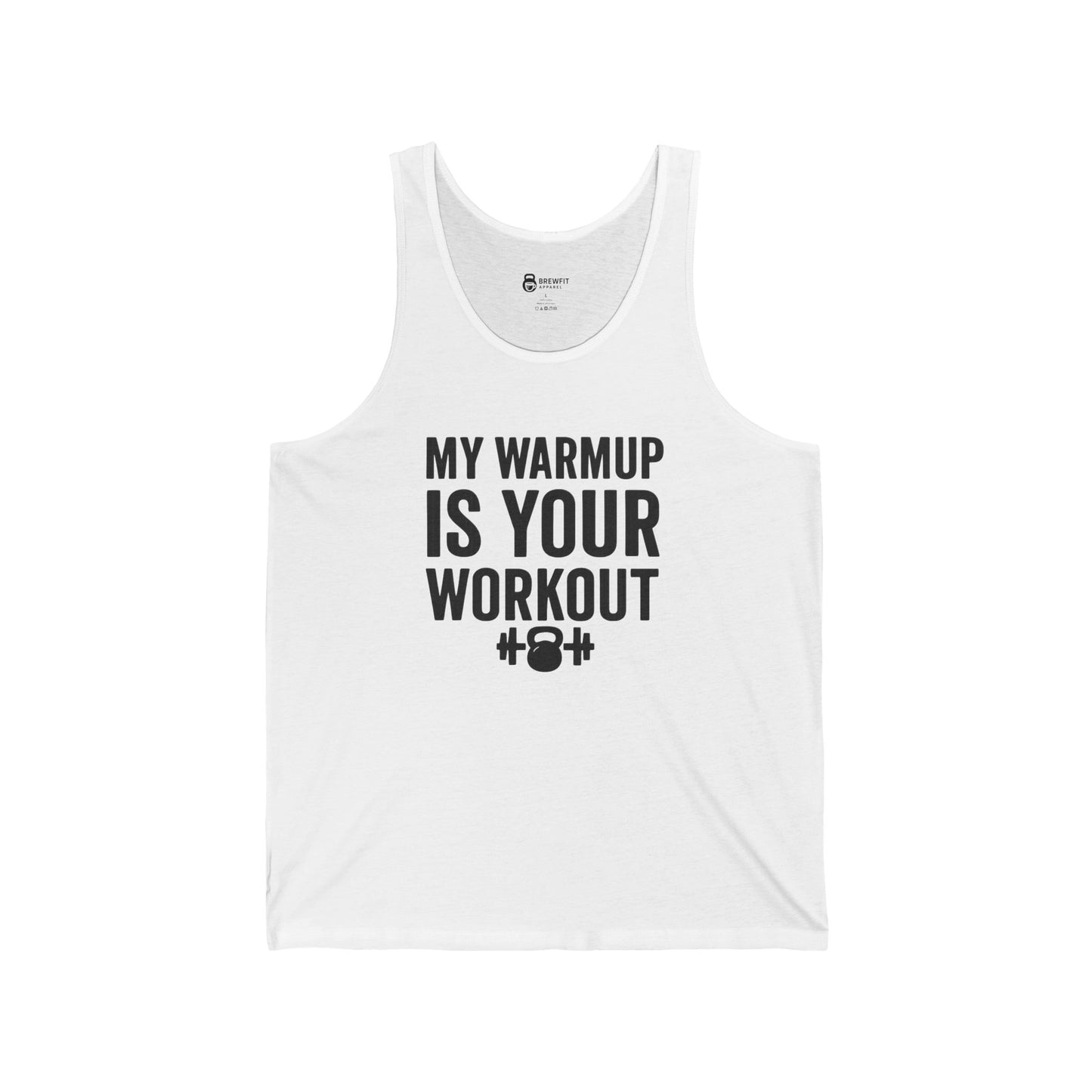 Fitness Motivational Tank Top, Gym Apparel, Workout Gear, Exercise Shirt, Unisex Training Wear