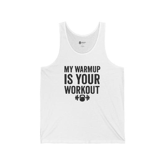 Fitness Motivational Tank Top, Gym Apparel, Workout Gear, Exercise Shirt, Unisex Training Wear