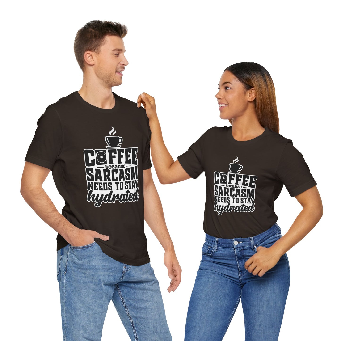 Coffee Sarcasm Unisex Tee, Funny Coffee Shirt, Gift for Coffee Lovers, Humor T-Shirt, Sarcastic Quote Tee