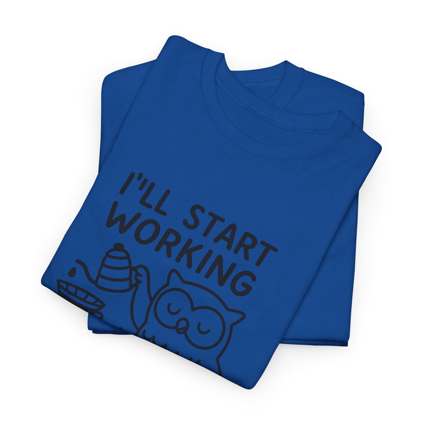 Coffee-Themed Unisex Heavy Cotton Tee, Perfect Gift for Coffee Lovers, Funny Graphic Tee, Casual Wear, Home Office Apparel