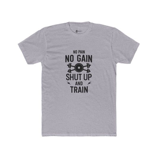 No Pain No Gain Unisex Crew Tee - Motivational Fitness Shirt, Workout Gift, Athletic Apparel, Gym Tee, Exercise Top