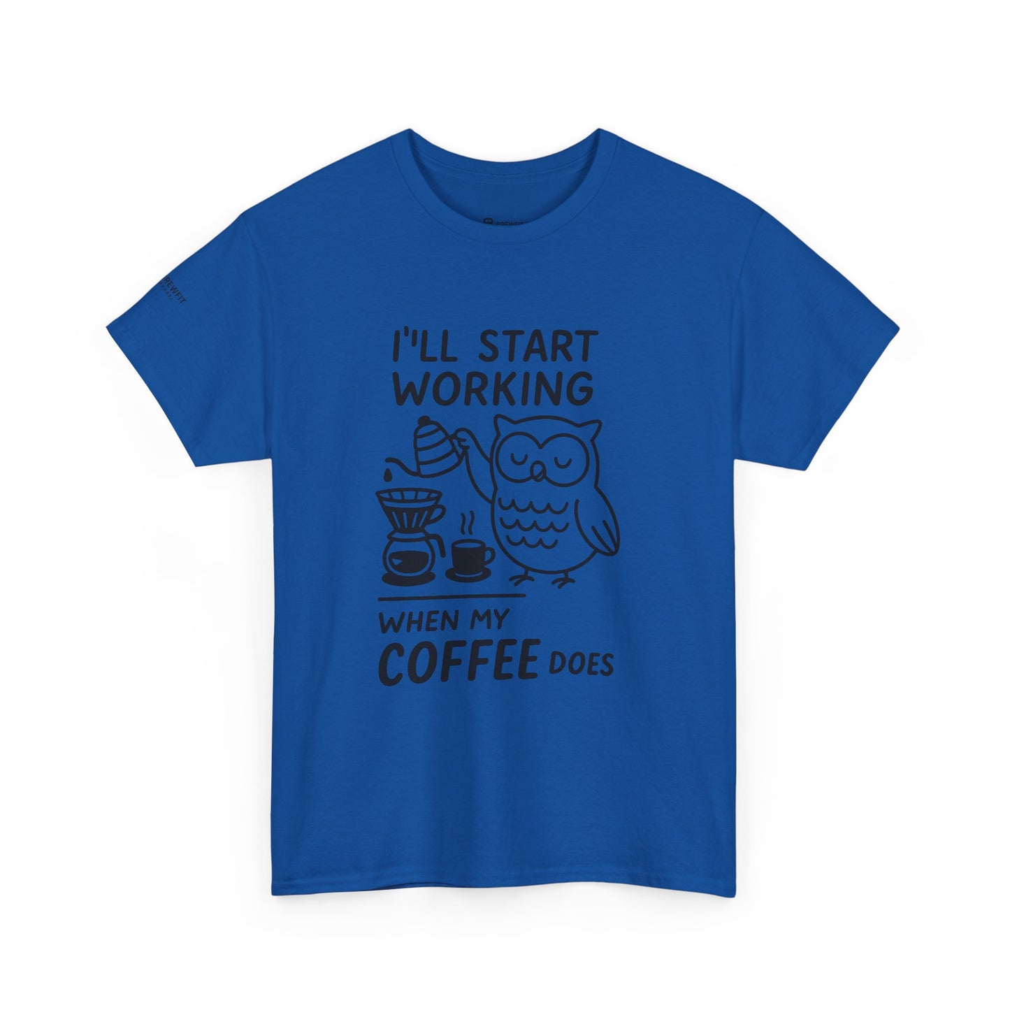Coffee-Themed Unisex Heavy Cotton Tee, Perfect Gift for Coffee Lovers, Funny Graphic Tee, Casual Wear, Home Office Apparel