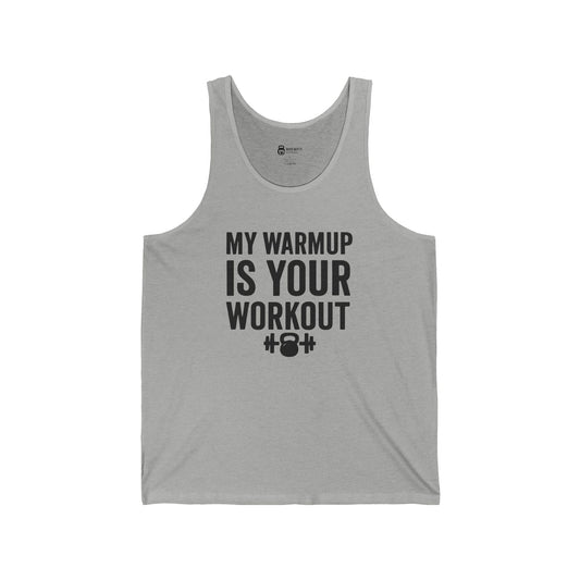 Fitness Motivational Tank Top, Gym Apparel, Workout Gear, Exercise Shirt, Unisex Training Wear